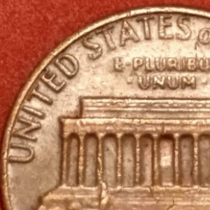 Reverse 1982 penny