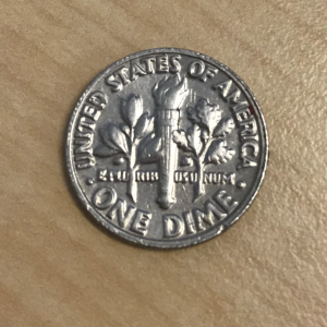 1985 P Dime - Back