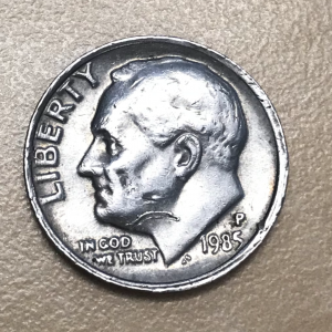 1985 P Dime - Front