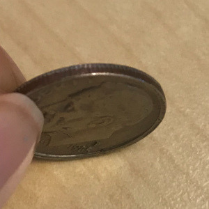 1985 P Dime - Side