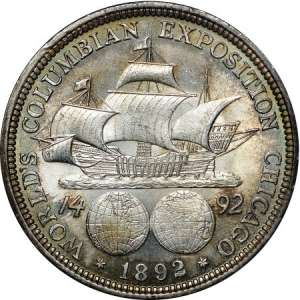 1892 Columbian Expo reverse