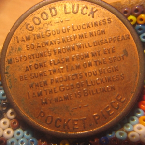 1908 Billiken Token Reverse