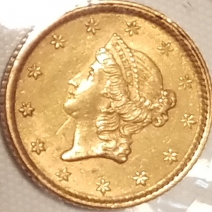 1853 $1 obv