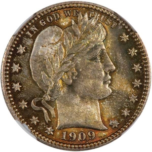 1909 Barber Quarter