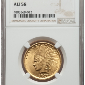 1907 $10 Indian