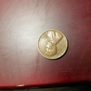 1964 d Lincoln cent error