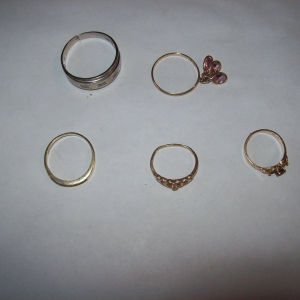 Gold rings