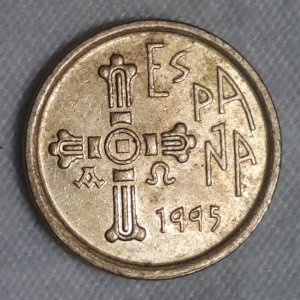 1995 Asturias 5 Pesetas Obverse