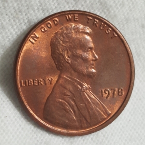1978 Lincoln Cent Obverse
