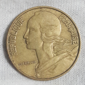 1968 20 Centimes Obverse