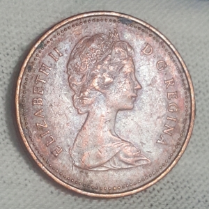 1981 Elizabeth II 1 Cent Obverse