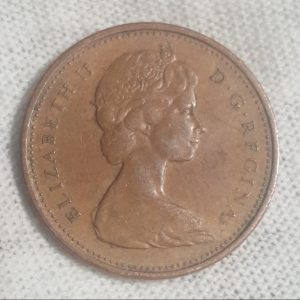 1971 Elizabeth II 1 Cent Obverse