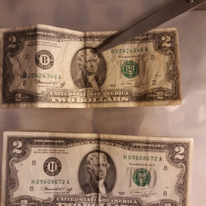 1976 $2 bill misprints