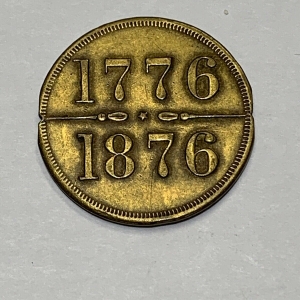 1876 Obverse of a spinner token