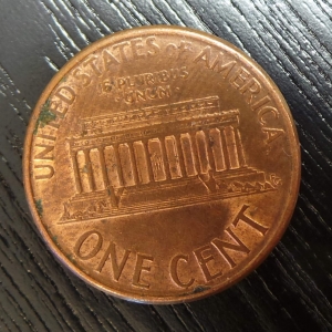 1996 Lincoln Cent Reverse