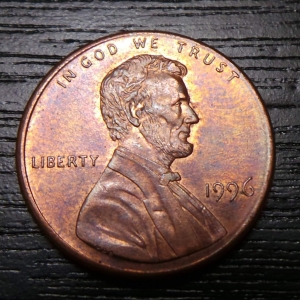 1996 Lincoln Cent Obverse
