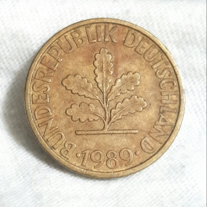 1989 G 10 Pfennig Obverse