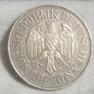 1989 J 1 Deutsche Mark Obverse
