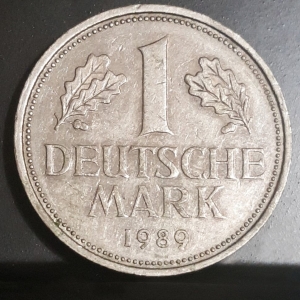 1989 F 1 Deutsche Mark Reverse