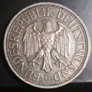 1989 F 1 Deutsche Mark Obverse