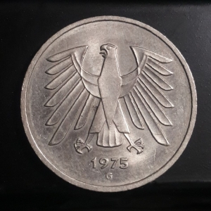 1975 G 5 Deutsche Mark Reverse