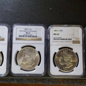 Page G coin #42 to coin #45 Obverse