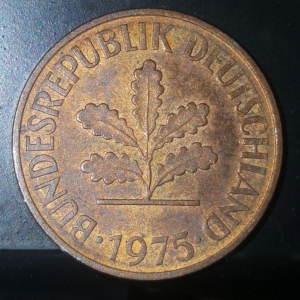 1975 G 2 Pfennig (magnetic) Obverse