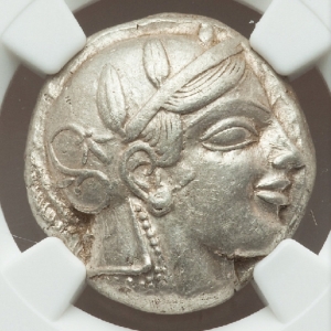 004 Early Transitional Attica Tetradrachm