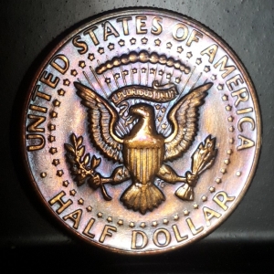 1971 D Kennedy Half Dollar Reverse