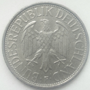 1974  F 1 Deutsche Mark Obverse