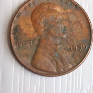 1959 mint error double dye