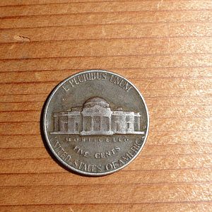 "BLACK BEAUTY" 1964 JEFFERSON NICKEL D