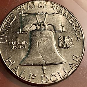 1958-P Franklin Half Dollar