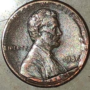 1986 penny