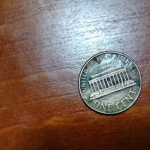 1976D Lincoln Cent DD. Reverse