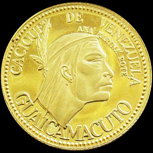 Venezuela Gold Coin Obverse 1957