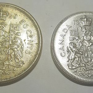 Canadian .50 Coin