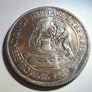 1988 Festival of Murals coin