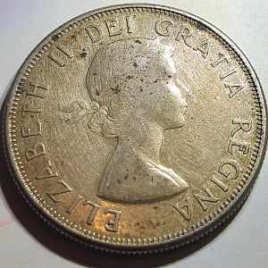 1959 canadian .50 Coin