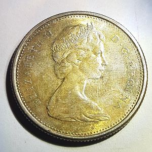 Canadian 'bobcat" .25 coin