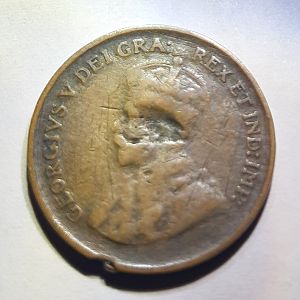 1935 Canadian One Cent Coin