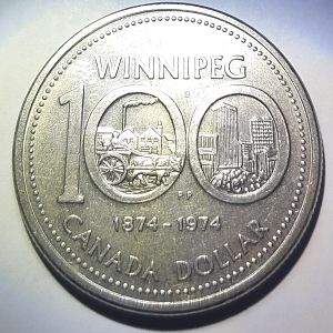 Canadian 'Winnipeg' Silver dollar