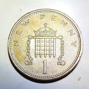 1976 British New Penny