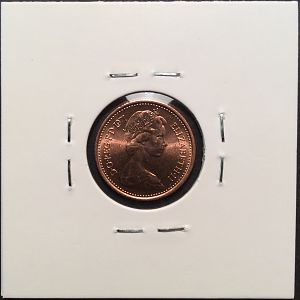 1971 half penny obverse