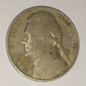 1960 nickel front