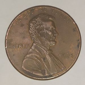 1990 penny front