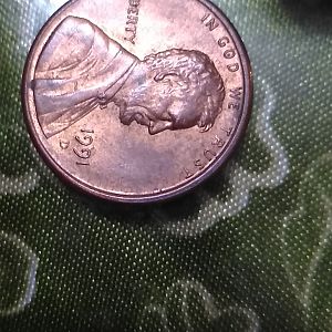 1991D Lincoln Cent Error