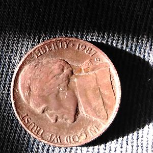 1987 Jefferson nickel