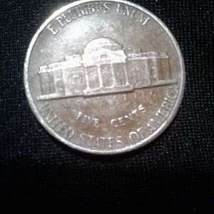 1996 JEFFERSON NICKEL Error