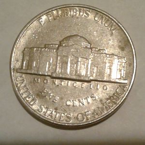 1990D JEFFERSON NICKEL